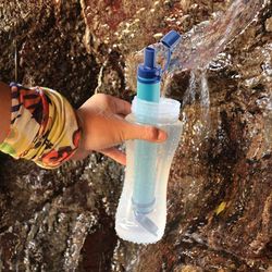 Outdoor Water Purifier Camping Hiking Emergency Life Portable Purifier Water Filter