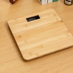 Wood Body Weight Scale Fall-proof Precise Smart Body Fat Scale Electronic Weighing