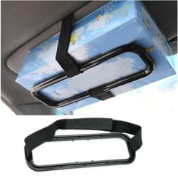 1pc Car Sun Visor Tissue Holder Car Hanging Tissue Box