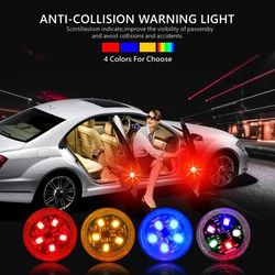 2Pcs LED Car Door Opening Warning Light Magnetic