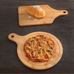 Bamboo Cutting Board with Handle Wooden