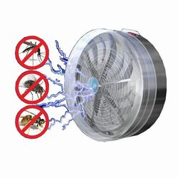 New Solar UV Light Insect Fly Bug Mosquito Killer Lamp