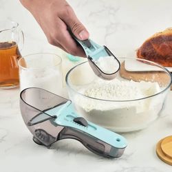 Kitchen Adjustable Measuring Cups Spoons