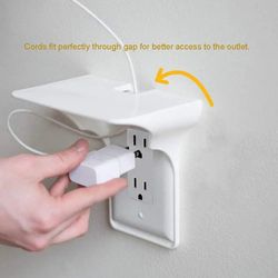 Wall Outlet Shelf Mobile Phone Charging