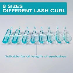 Libeauty wholesale Glue Free Silicone Eyelash Perm Pads Sticky Lashes Rods Shield Lifting 3D Eyelash Curler Accessories