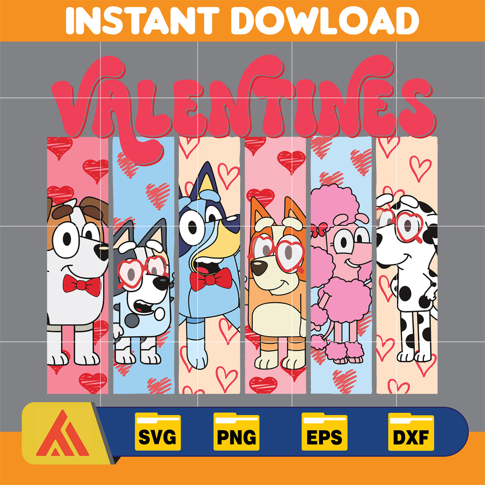 Happy Valentine Cartoon Svg, Valentine Dog Cartoon Svg, Valentine Movie Svg, Happy Valentine's Day Svg, Valentine Dog Svg.jpg