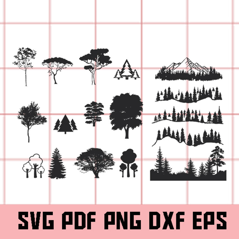 Forest svg bundle, woodland.jpg