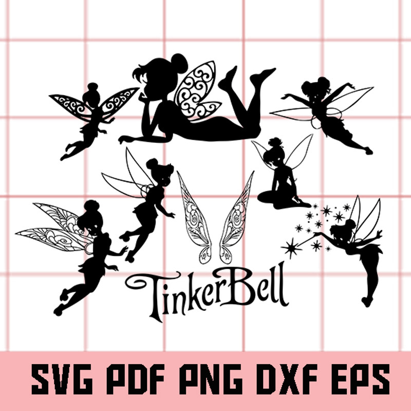 Tinkerbell Svg, Tinkerbell Svg File, Tinkerbell1.jpg