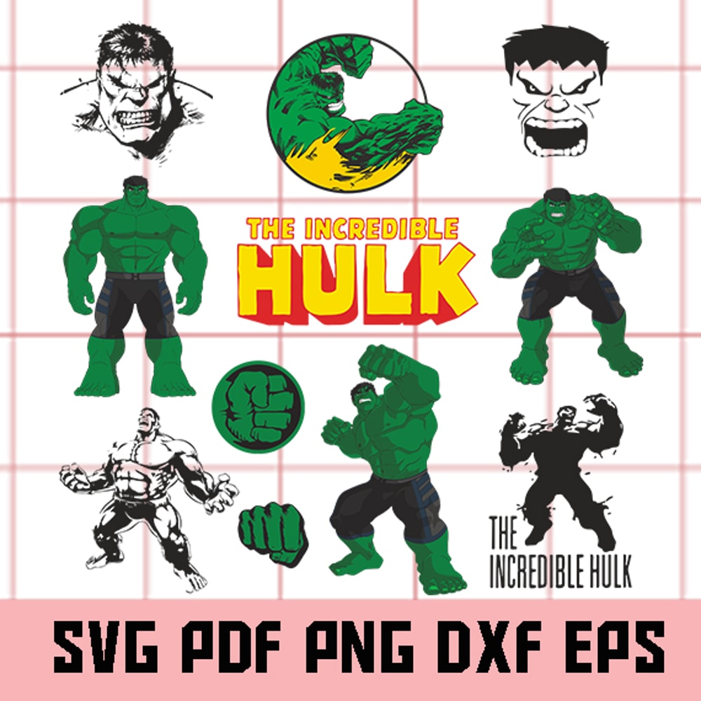 Hulk Vectors, Hulk Svg.jpg