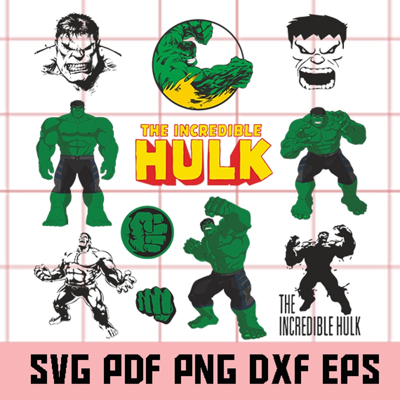 Hulk Vectors, Hulk Svg.jpg