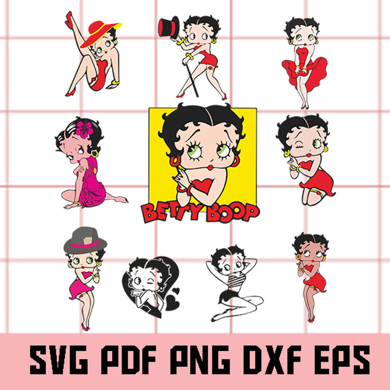 Betty Boop bundle SVG.jpg