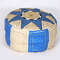Handmade Moroccan POUF Genuine Leather Pouffe Ottoman Footstool Multicolours 2
