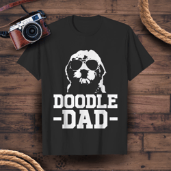 doodle dad dog - wholesome humorous grandpa papa tee t-shirt gift