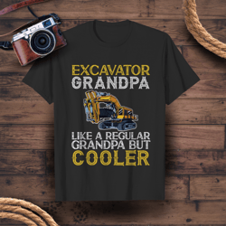 bigfoot grandpa like a regular grandpa but cooler- funny great grandpa tee t-shirts gift