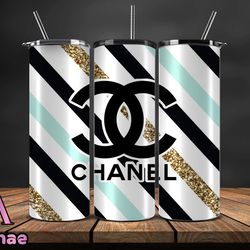 Chanell  Tumbler Wrap, Chanel Tumbler Png, Chanel Logo, Luxury Tumbler Wraps, Logo Fashion Design 96