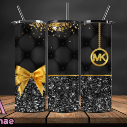MK Tumbler Wrap, MK Tumbler Png, MK Logo, Luxury Tumbler Wraps, Logo Fashion Design 110