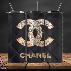 Chanell  Tumbler Wrap, Chanel Tumbler Png, Chanel Logo, Luxury Tumbler Wraps, Logo Fashion Design 116