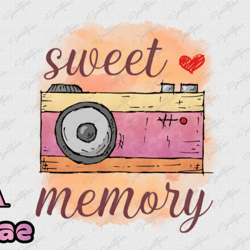 Sweet Memory Photography Vintage PNG Design 40