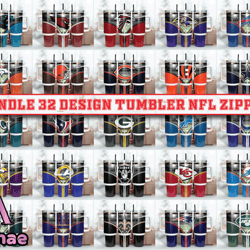 Bundle 32 Design Tumbler NFL Zipper 40oz Png, 40oz Tumler Png 98 by Cindy