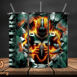 Green Bay Packers Cracked HoleTumbler Wraps, , NFL Logo,, NFL Sports, NFL Design Png by PrimePrex  21