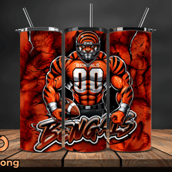 Cincinnati BengalsTumbler Wrap, NFL Logo Tumbler Png, Nfl Sports, NFL Design Png by PrimePrex-07