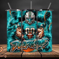 Miami DolphinsTumbler Wrap, NFL Logo Tumbler Png, Nfl Sports, NFL Design Png, Design by Nuuu-20