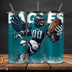 Philadelphia Eagles NFL Tumbler Wraps, Tumbler Wrap Png, Football Png, Logo NFL Team, Tumbler Design by PrimePrex 26