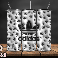 Adidas Tumbler Wrap, Logo Adidas 3d Inflatable, Fashion Patterns, Logo Fashion Tumbler -18 by dokii