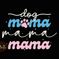 dog mama retro mothers day svg mom dog design05