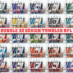 Bundle 32 Design Tumbler NFL 40oz Png, 40oz Tumler Png 99 by Yanglake