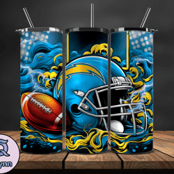 Los Angeles Chargers Tumbler Wraps, ,Nfl Teams, Nfl Sports, NFL Design Png, Design by Quynn Store 18