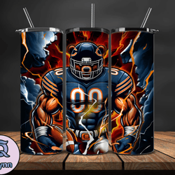 Chicago Bears Tumbler Wraps, Logo NFL Football Teams PNG,  NFL Sports Logos, NFL Tumbler PNG Design by Quynn Store 6