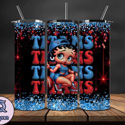Tennessee Titans Tumbler Wraps, NFL Teams, Betty Boop Tumbler, Betty Boop Wrap, Logo NFL Png, Tumbler Design by Quynn St