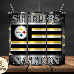 Pittsburgh Steelers Logo NFL, Football Teams PNG, NFL Tumbler Wraps, PNG Design by Nhann Store 41