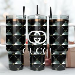 Gucci Tumbler Wrap, Gucci Logo, Luxury Tumbler 40oz Tumbler Wrap D129 by nhann
