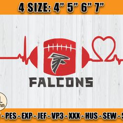Atlanta Falcons Embroidery, NFL Falcons Embroidery, NFL Machine Embroidery Digital, 4 sizes Machine Emb Files-04-nhann