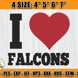 Atlanta Falcons Embroidery, NFL Falcons Embroidery, NFL Machine Embroidery Digital, 4 sizes Machine Emb Files-06-nhann