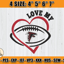 Atlanta Falcons Embroidery, NFL Falcons Embroidery, NFL Machine Embroidery Digital, 4 sizes Machine Emb Files-08-nhann