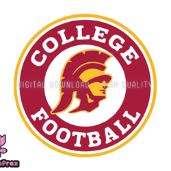USC TrojansRugby Ball Svg, ncaa logo, ncaa Svg, ncaa Team Svg, NCAA, NCAA Design 16
