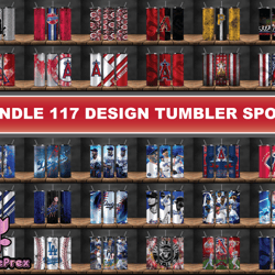Bundle 117 Design Tumbler Sport, Football Sports , Sports Tumbler Wrap 118