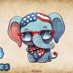 4th of july funny cat face design 30