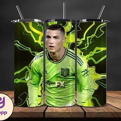 ronaldo tumbler wrap ,cristiano ronaldo tumbler design, ronaldo 20oz skinny tumbler wrap, design by yeppp store 09