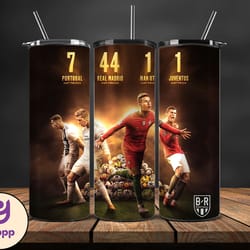 ronaldo tumbler wrap ,cristiano ronaldo tumbler design, ronaldo 20oz skinny tumbler wrap, design by yeppp store 13