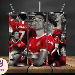 ronaldo tumbler wrap ,cristiano ronaldo tumbler design, ronaldo 20oz skinny tumbler wrap, design by yeppp store 21