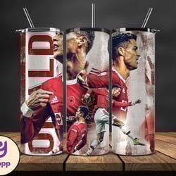 ronaldo tumbler wrap ,cristiano ronaldo tumbler design, ronaldo 20oz skinny tumbler wrap, design by yeppp store 20