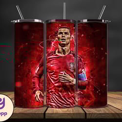 ronaldo tumbler wrap ,cristiano ronaldo tumbler design, ronaldo 20oz skinny tumbler wrap, design by yeppp store 25