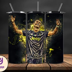 ronaldo tumbler wrap ,cristiano ronaldo tumbler design, ronaldo 20oz skinny tumbler wrap, design by yeppp store 31