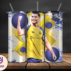 ronaldo tumbler wrap ,cristiano ronaldo tumbler design, ronaldo 20oz skinny tumbler wrap, design by yeppp store 49