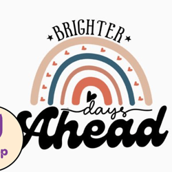Brighter Days Ahead Retro Mothers Day Design 323