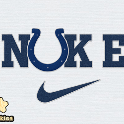 Nike Indianapolis Colts Embroidery Effect, Nike Svg, Football Team Svg, Nfl Logo, NfL,Nfl Design 56